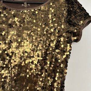 New without tags Beautiful Confetti Sequin T-Shirt Dress